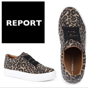 REPORT WOMENS ROWDY SLIP ON SNEAKER - LEOPARD